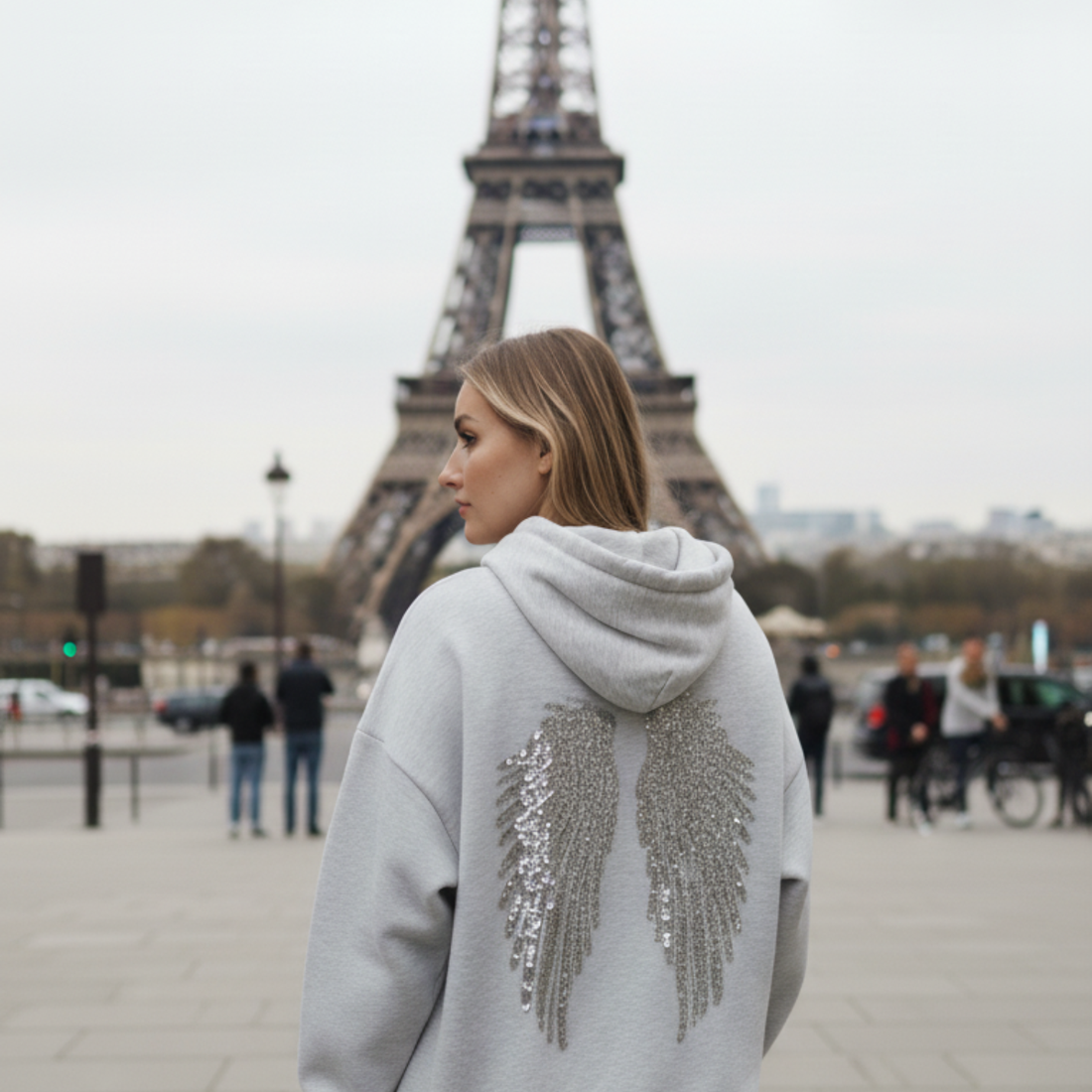 The Angel Back Hoodie: Shine Bright Like Never Before!